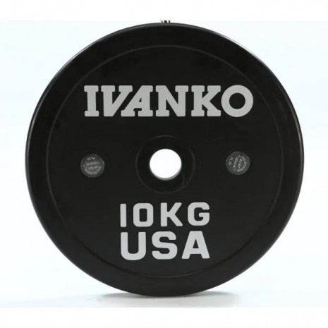 Диск IVANKO OCB-10KG 10 кг, черный 